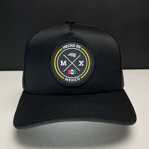 Black Hecho en Mexico Snapback Baseball Cap with Eagle Logo for Men